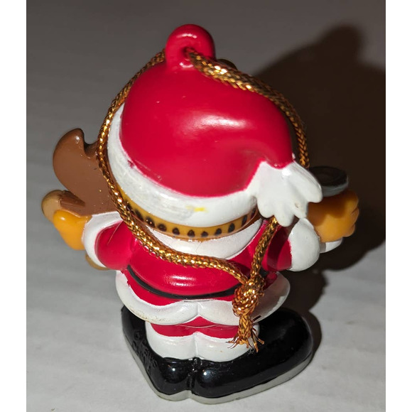 2 Vintage Collectible Garfield Christmas Ornaments Rare Gingerbread Man Tree - Picture 3 of 7